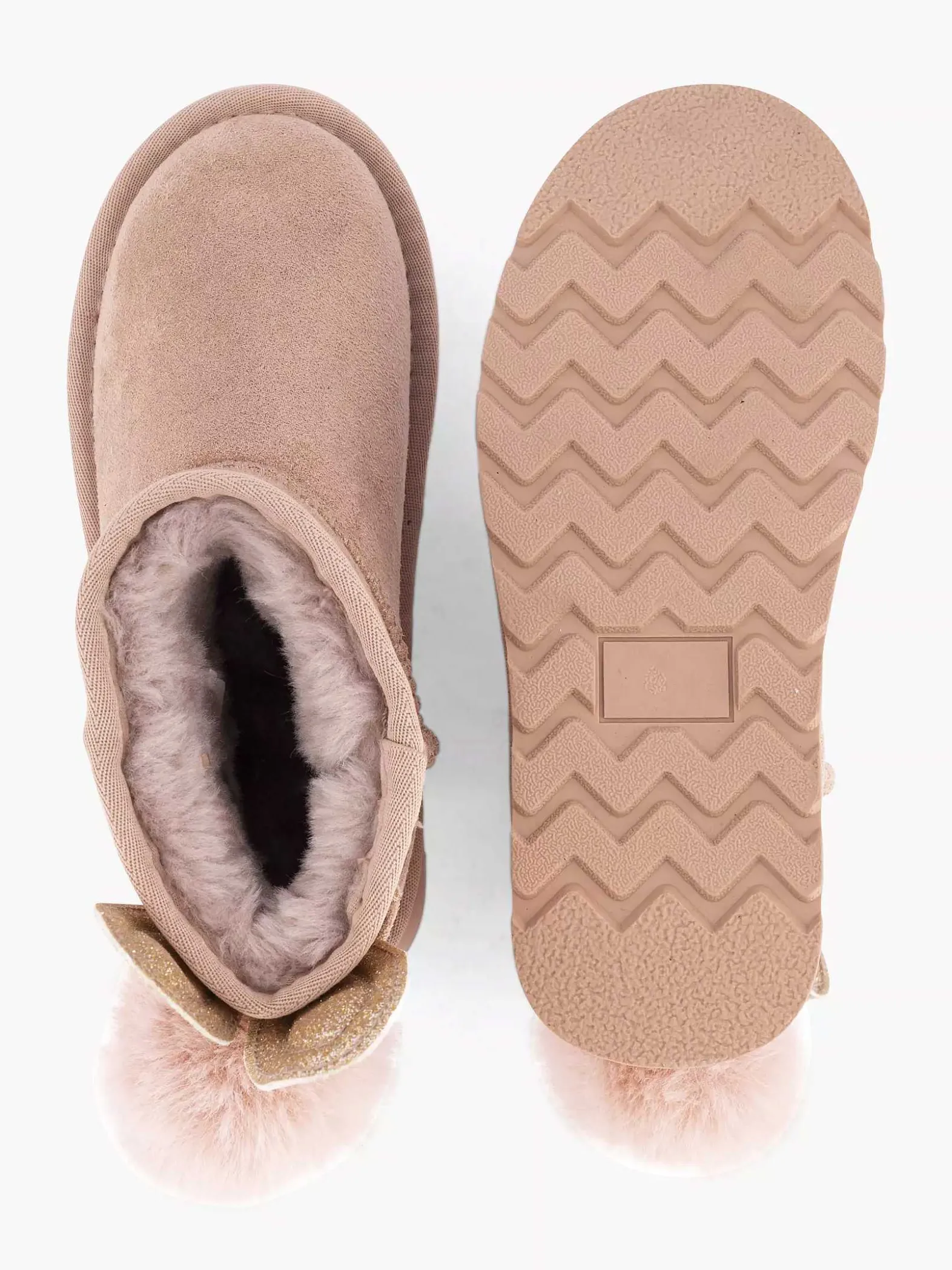 Graceland Roze Boot Gevoerd Konijn-Kinderen Jongensschoenen