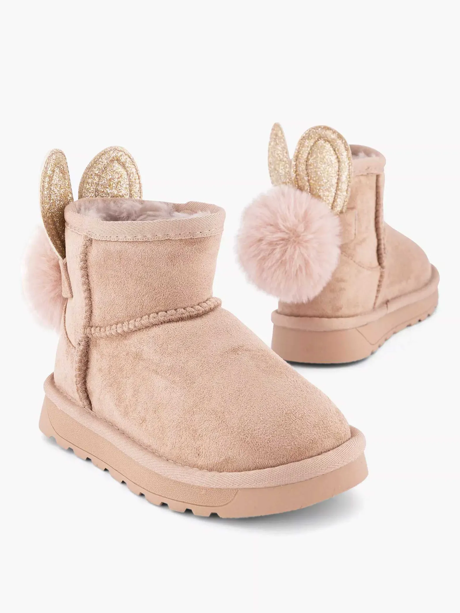 Graceland Roze Boot Gevoerd Konijn-Kinderen Jongensschoenen