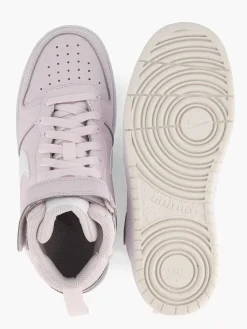 Nike Roze Court Borough Mid-Kinderen Jongensschoenen