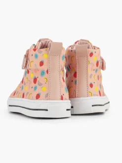 Graceland Roze Hoge Canvas Sneaker Fruit-Kinderen Jongensschoenen