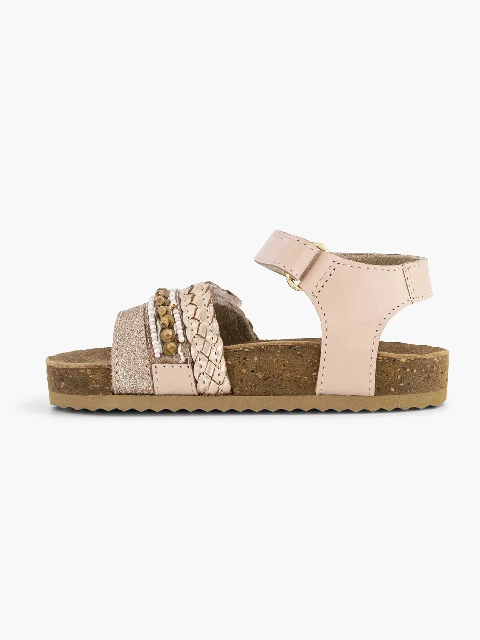 Limelight girl Roze Leren Sandal Klittenband-Kinderen Jongensschoenen