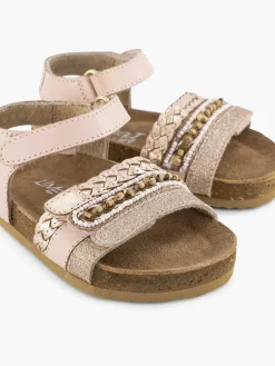 Limelight girl Roze Leren Sandal Klittenband-Kinderen Jongensschoenen