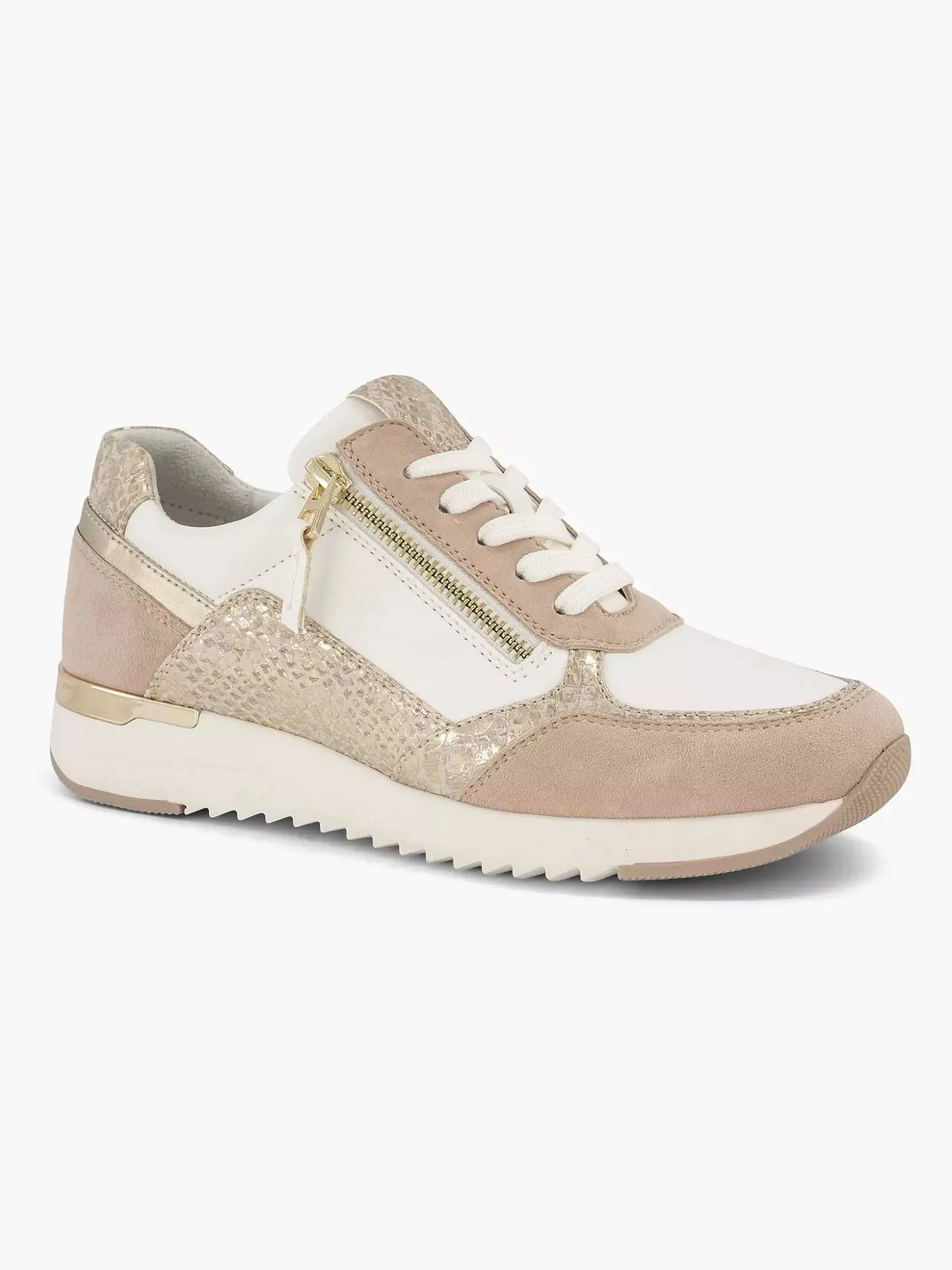 Medicus Roze Leren Sneaker-Dames Comfort Schoenen