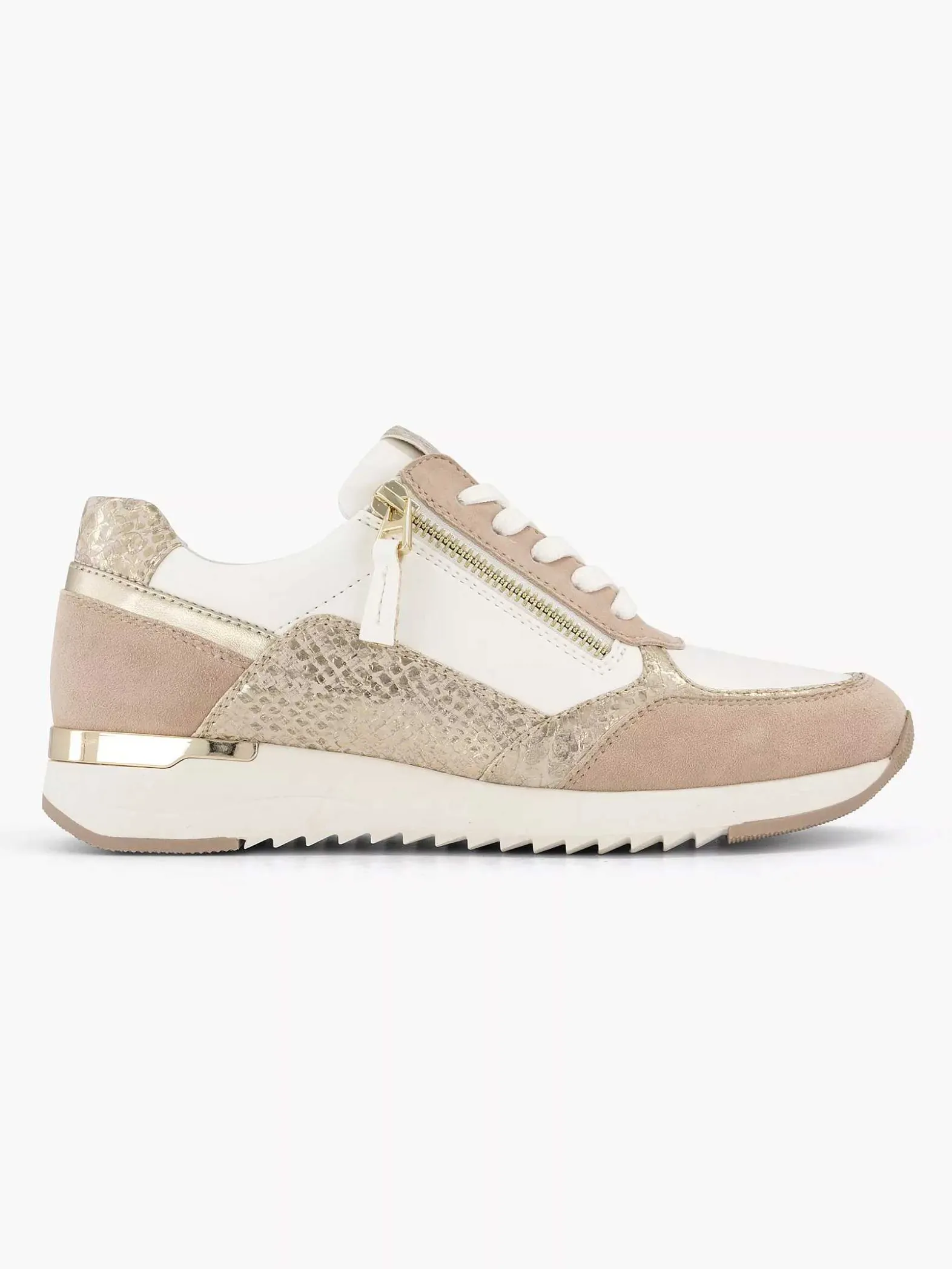 Medicus Roze Leren Sneaker-Dames Comfort Schoenen