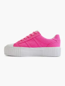 FILA Roze Platform Canvas Sneaker-Dames Sneakers