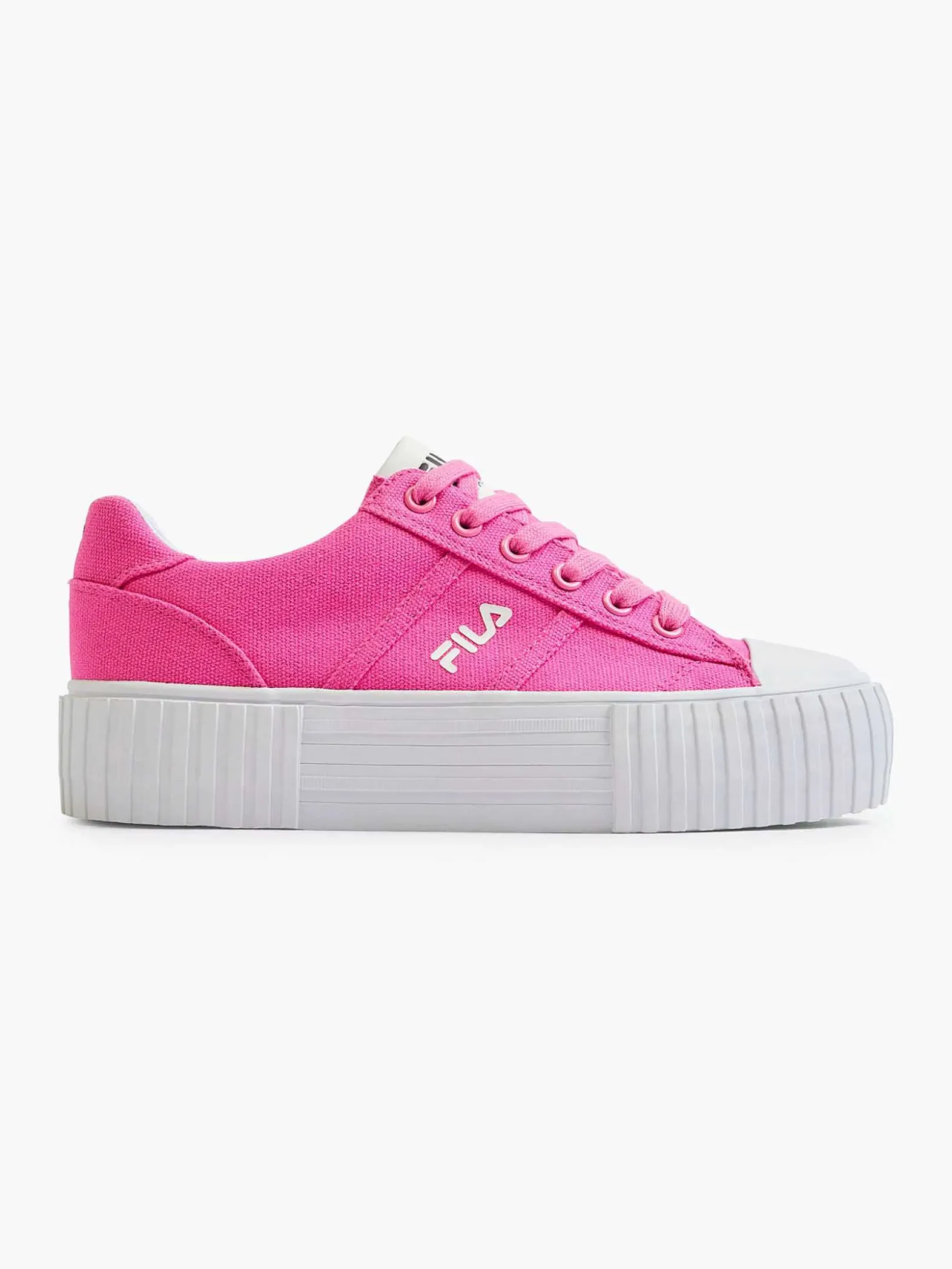 FILA Roze Platform Canvas Sneaker-Dames Sneakers