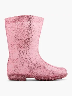 Landrover Roze Regenlaars Glitters-Kinderen Jongensschoenen