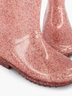 Landrover Roze Regenlaars Glitters-Kinderen Jongensschoenen
