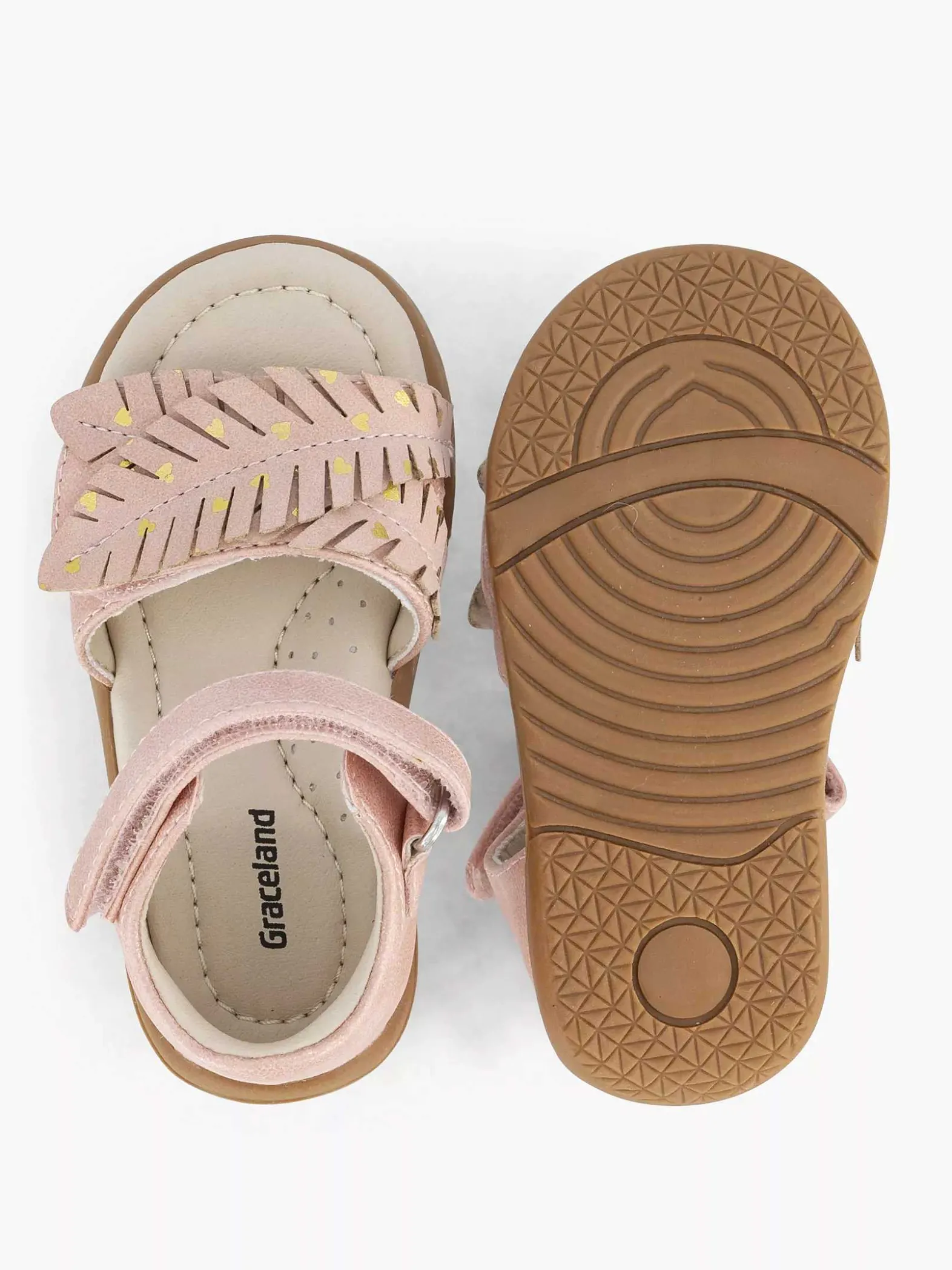 Graceland Roze Sandaal-Kinderen Jongensschoenen