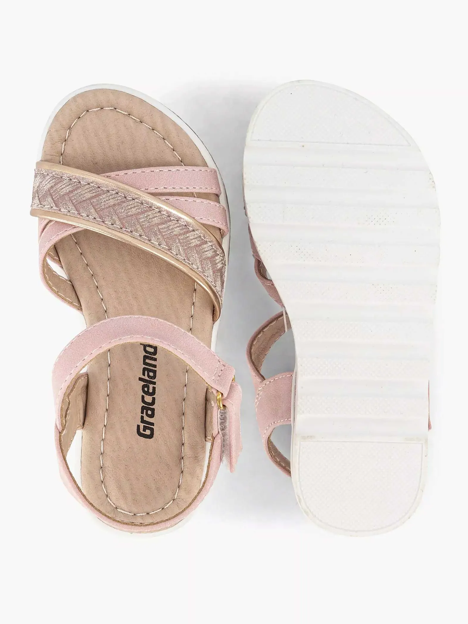Graceland Roze Sandaal-Kinderen Jongensschoenen