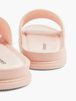 Oxmox Roze Slipper Doorgestikt-Dames Slippers