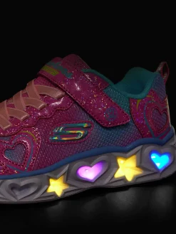 Skechers Roze Sneaker Lichtjes-Kinderen Jongensschoenen