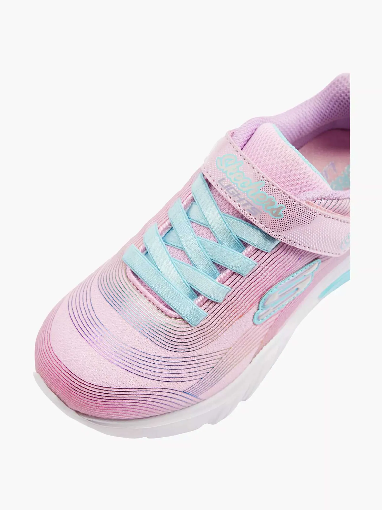 Skechers Roze Sneaker Lichtjes-Kinderen Babyschoenen