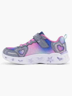 Skechers Roze Sneaker Lichtjes-Kinderen Babyschoenen
