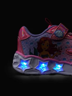 Graceland Roze Sneaker Met Lichtjes Zeemeermin-Kinderen Jongensschoenen