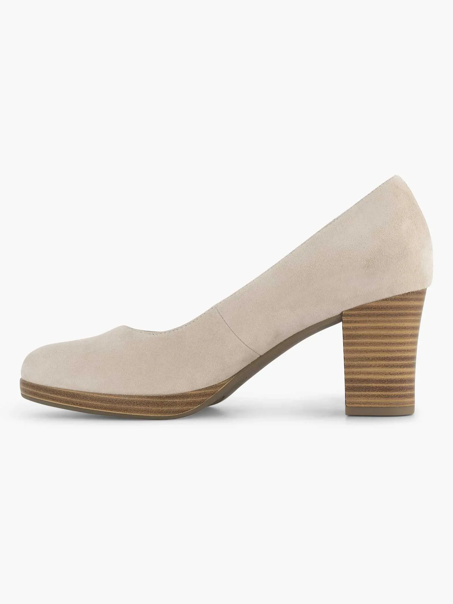 Medicus Taupe Beige Comfort Pump-Dames Comfort Schoenen