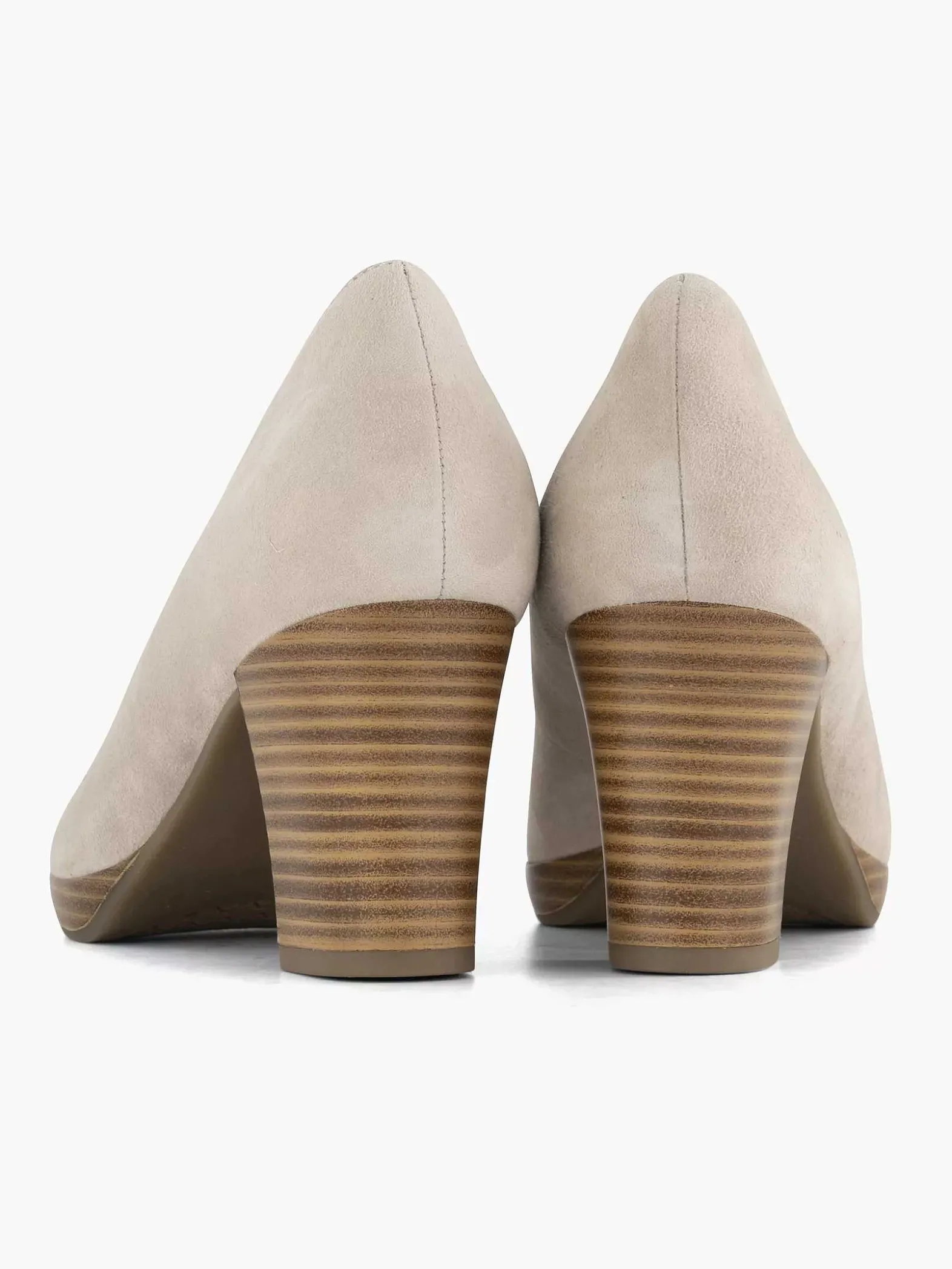 Medicus Taupe Beige Comfort Pump-Dames Comfort Schoenen
