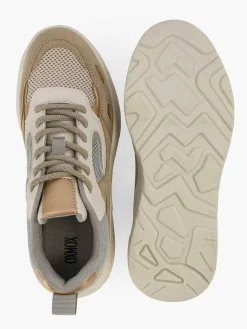 Oxmox Taupe Chunky Sneaker-Dames Sneakers