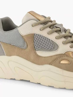 Oxmox Taupe Chunky Sneaker-Dames Sneakers