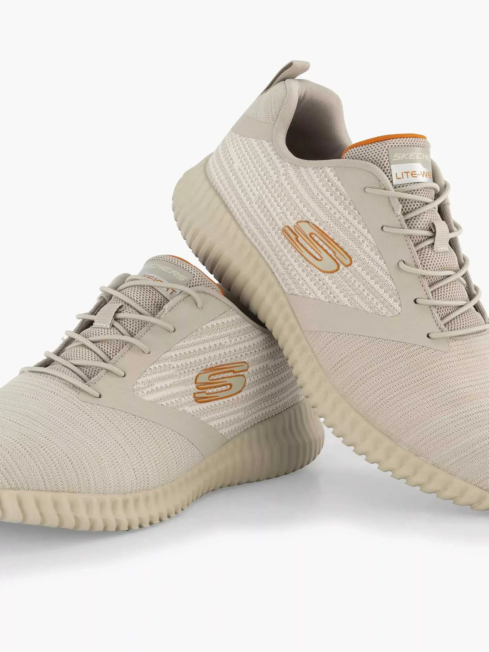 Skechers Taupe Flection 2.0-Heren Sneakers