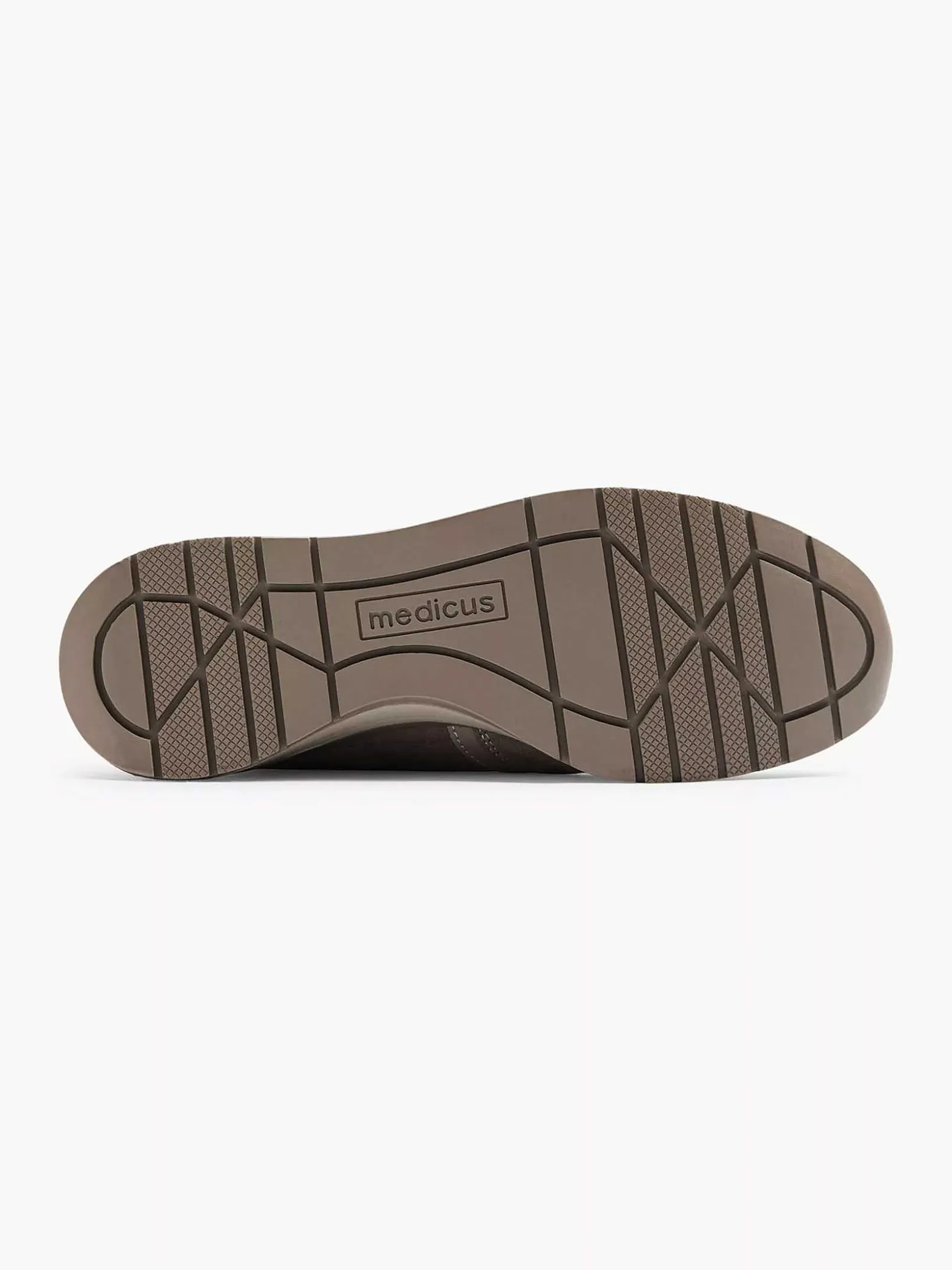 Medicus Taupe Leren Comfort Sneaker-Dames Comfort Schoenen