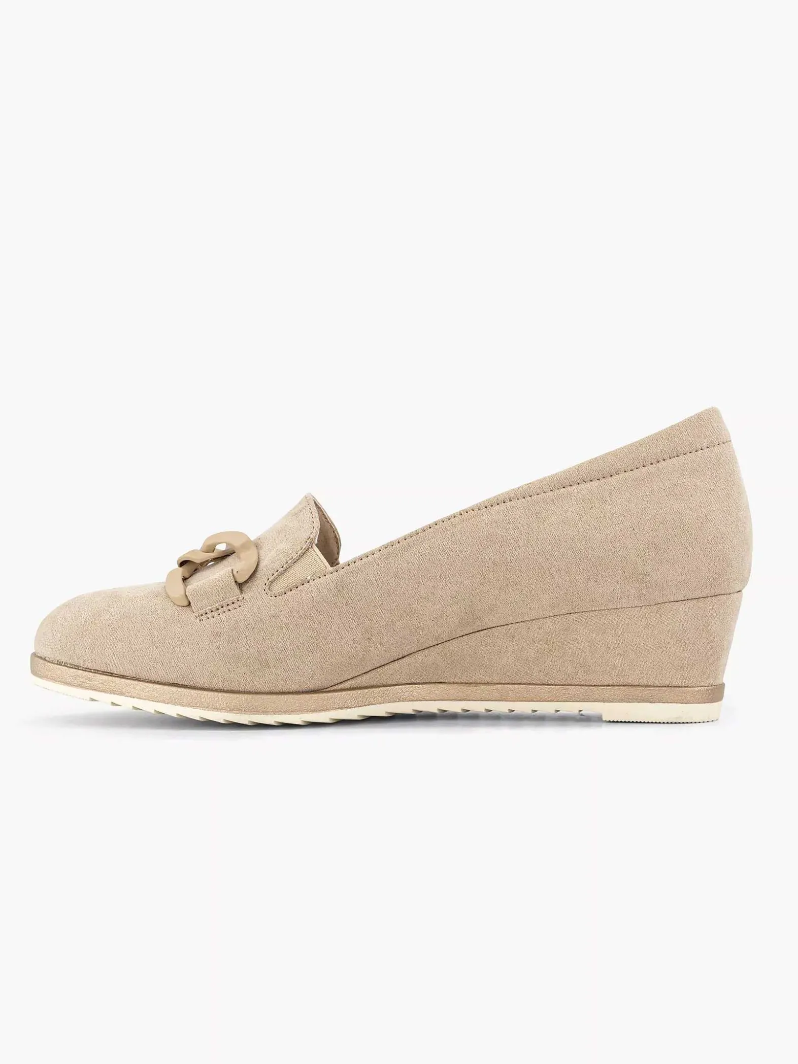 Graceland Taupe Pump Sleehak-Dames Pumps