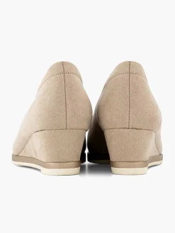 Graceland Taupe Pump Sleehak-Dames Pumps