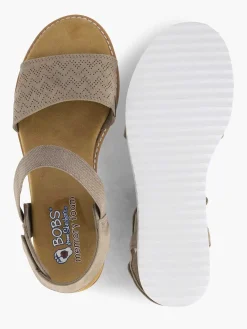 Skechers Taupe Sandaal-Dames Sandalen