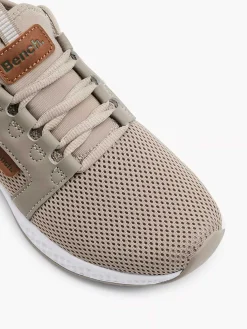 Bench Taupe Sneaker Memory Foam-Dames Sneakers