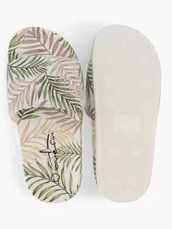 Blue Fin Wit/ Groene Slipper Bladeren-Kinderen Jongensschoenen