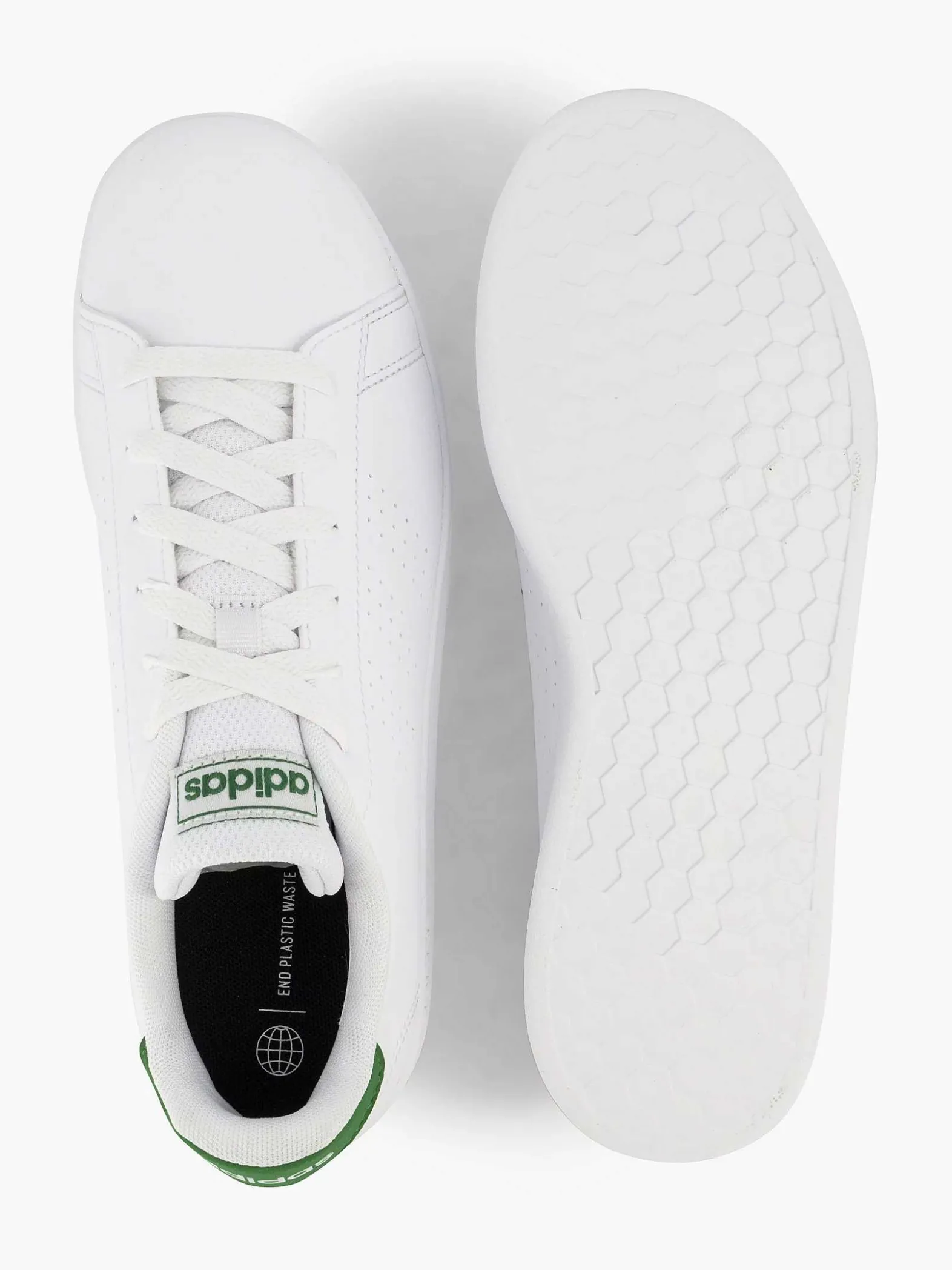 adidas Witte Advantage K-Dames Sneakers