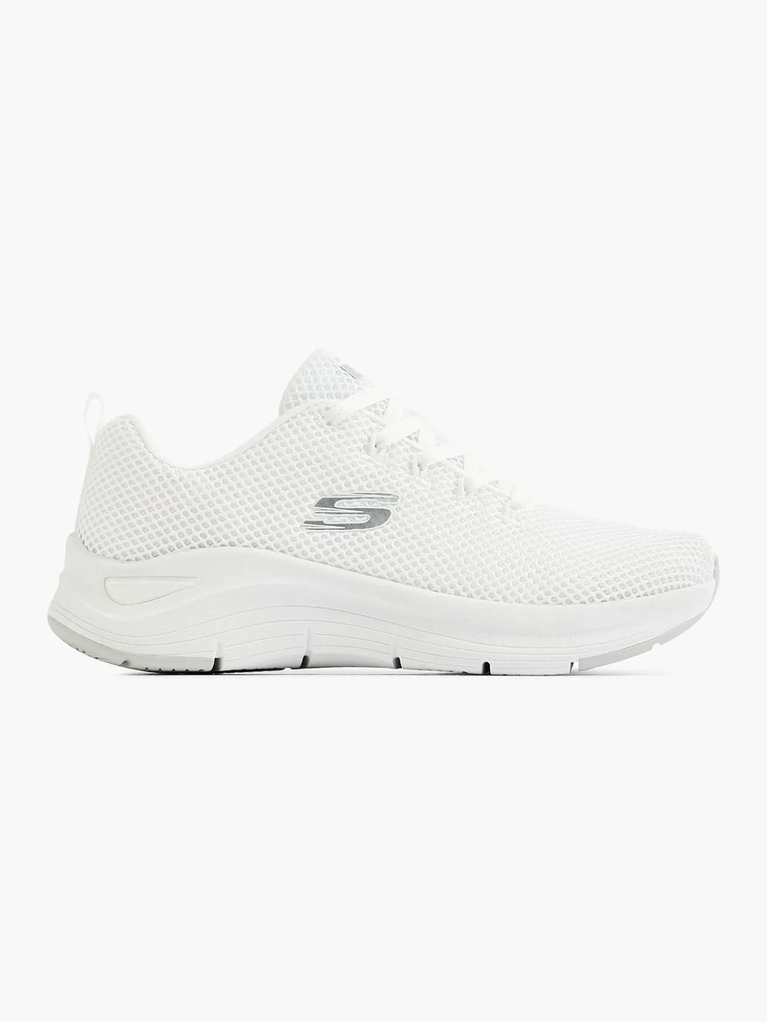 Skechers Witte Arch Comfort - Natural Flutter-Dames Sneakers