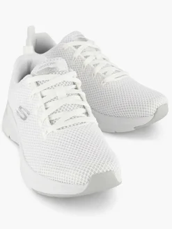 Skechers Witte Arch Comfort - Natural Flutter-Dames Sneakers