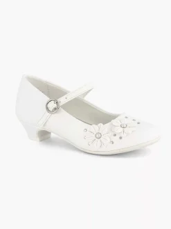 Cupcake Couture Witte Ballerina Bloemetjes-Kinderen Jongensschoenen