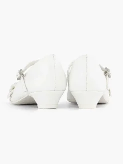 Cupcake Couture Witte Ballerina Bloemetjes-Kinderen Jongensschoenen