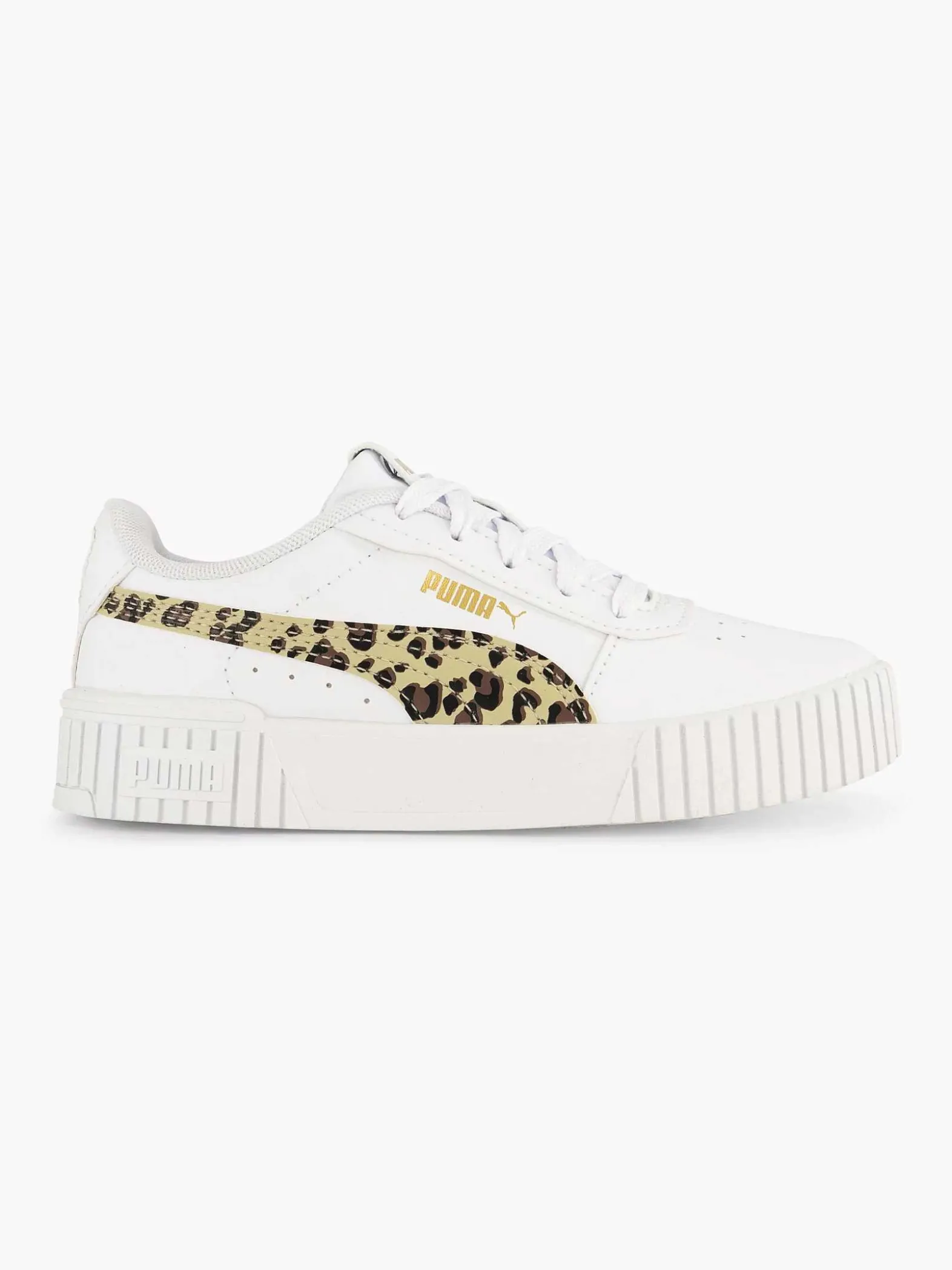 Puma Witte Carina 2.0 Animal Update Ps-Kinderen Jongensschoenen