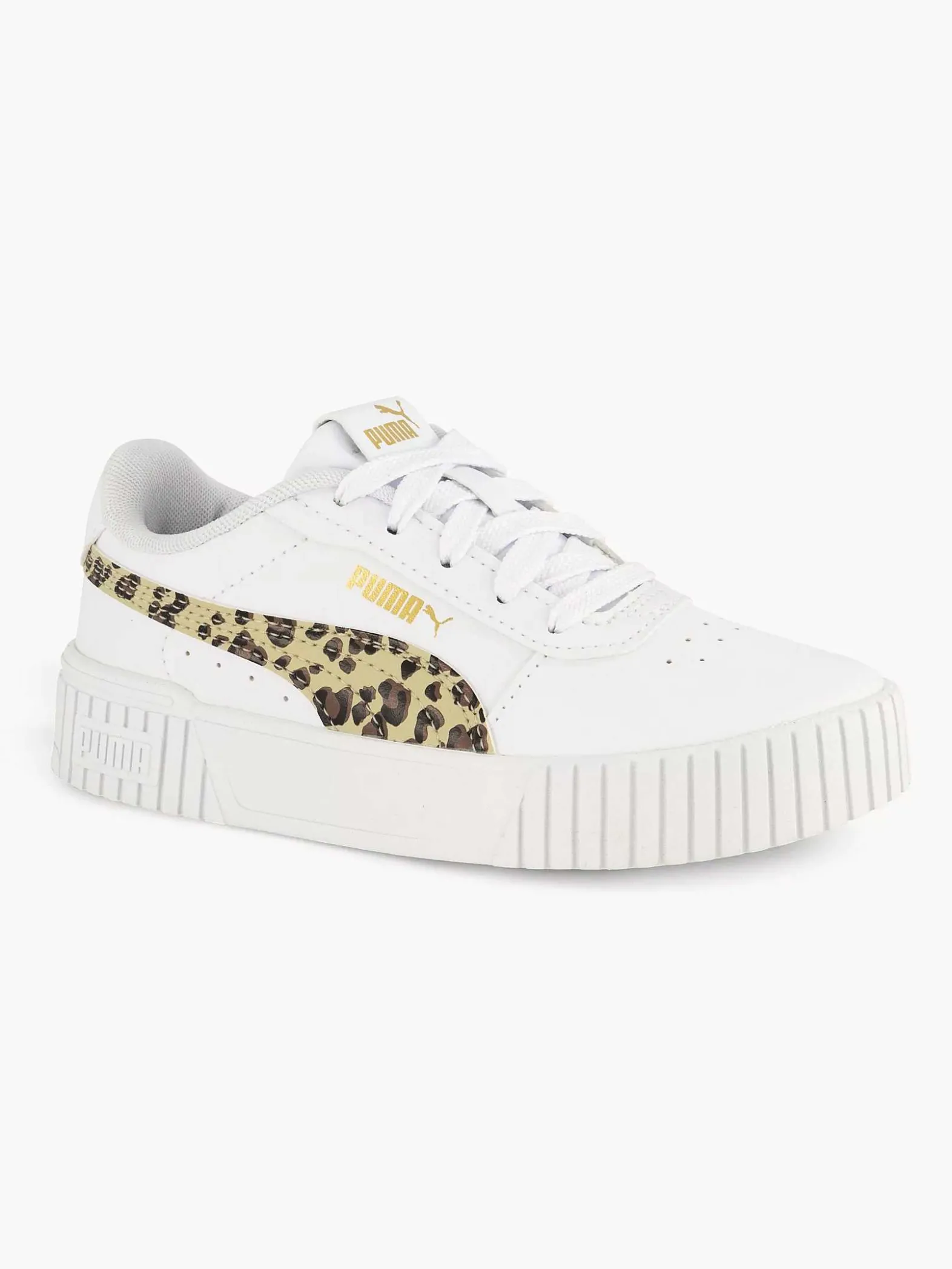 Puma Witte Carina 2.0 Animal Update Ps-Kinderen Jongensschoenen