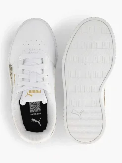 Puma Witte Carina 2.0 Animal Update Ps-Kinderen Jongensschoenen