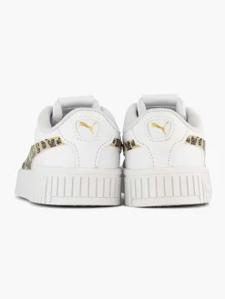 Puma Witte Carina 2.0 Animal Update Ps-Kinderen Jongensschoenen