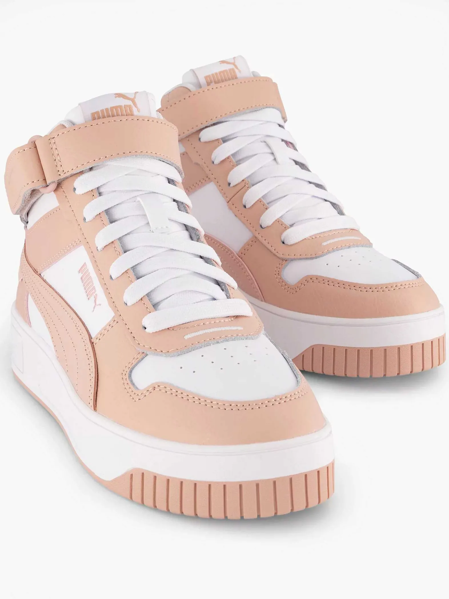 Puma Witte Carina Street Mid-Dames Sneakers