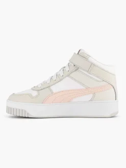 Puma Witte Carina Street Mid-Dames Sneakers