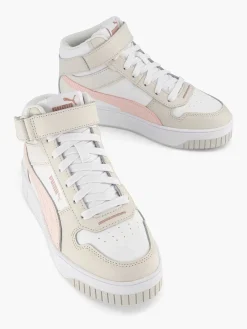Puma Witte Carina Street Mid-Dames Sneakers