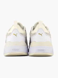 Puma Witte Cassia Laser Cut-Dames Sneakers