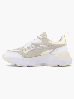 Puma Witte Cassia Laser Cut-Dames Sneakers