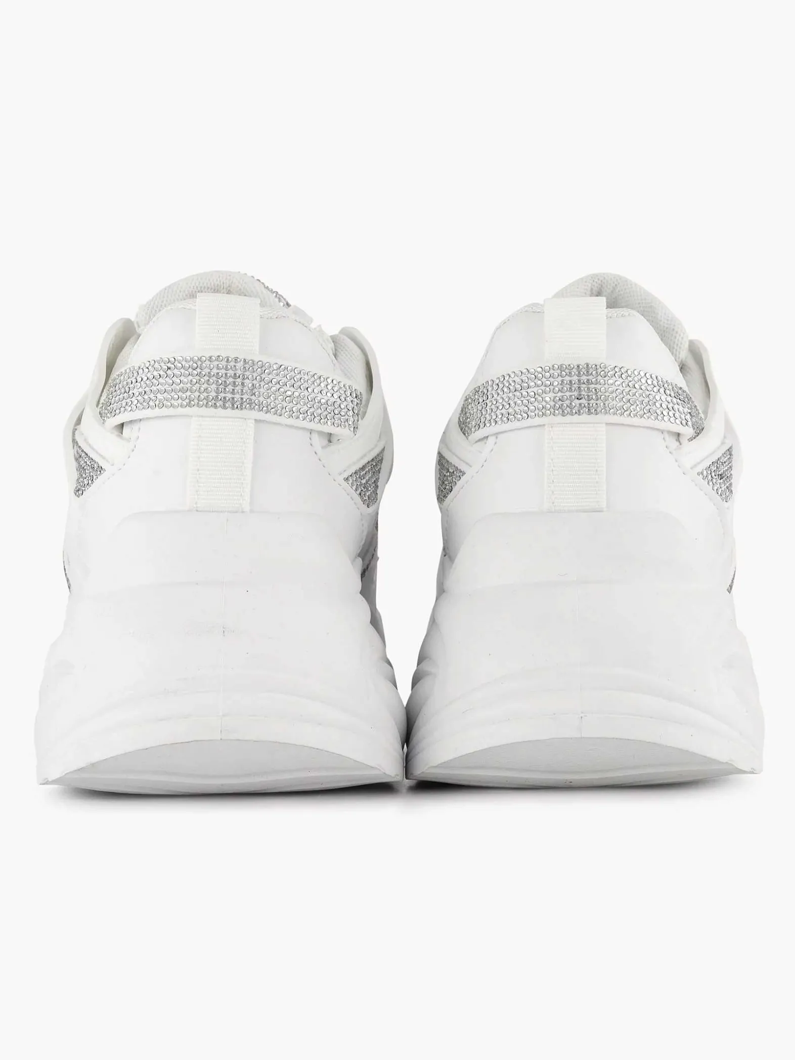 Oxmox Witte Chunky Sneaker-Dames Sneakers