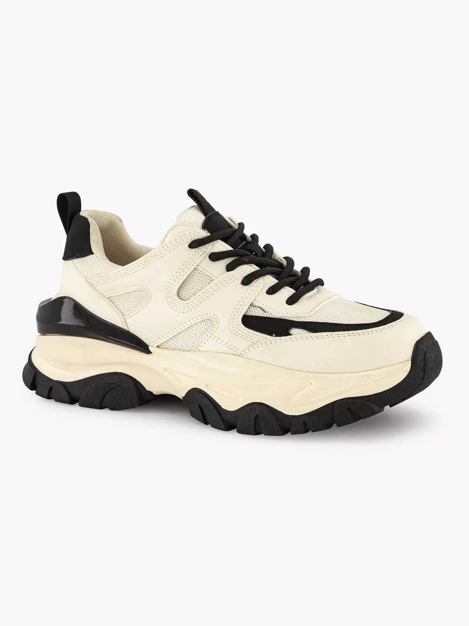 Oxmox Witte Chunky Sneaker-Dames Sneakers