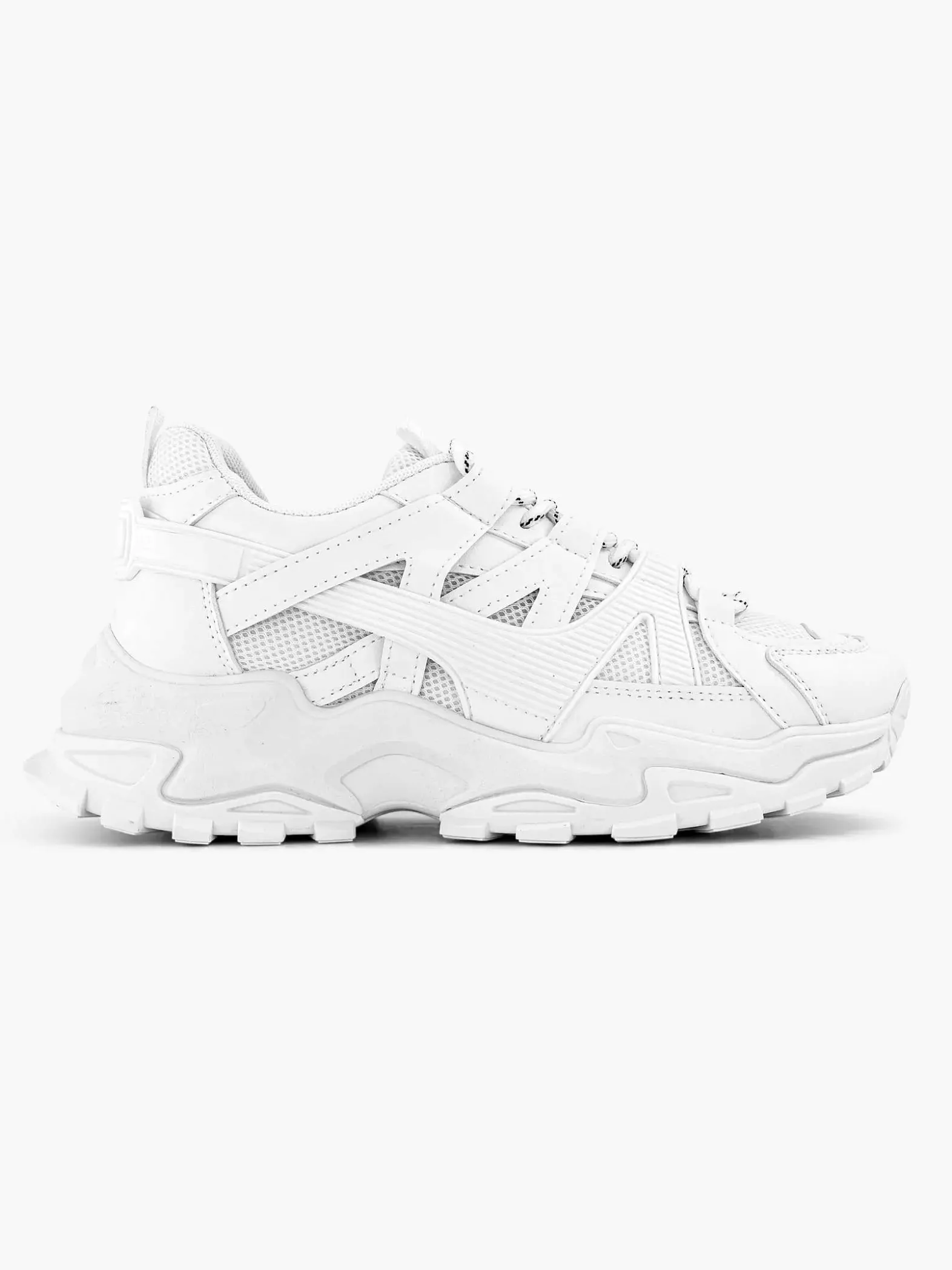 Oxmox Witte Chunky Sneaker-Dames Sneakers
