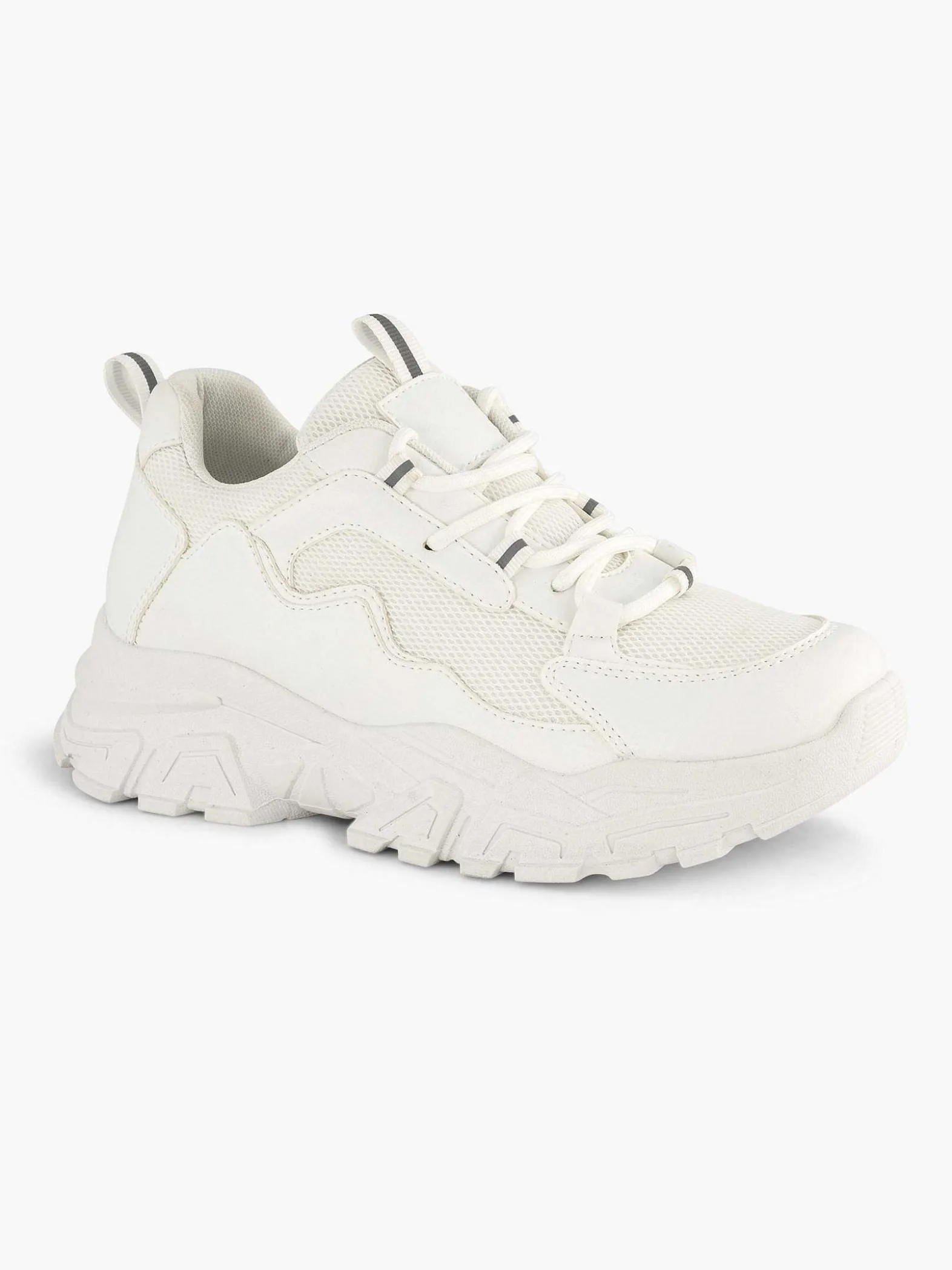 Oxmox Witte Chunky Sneaker-Dames Sneakers
