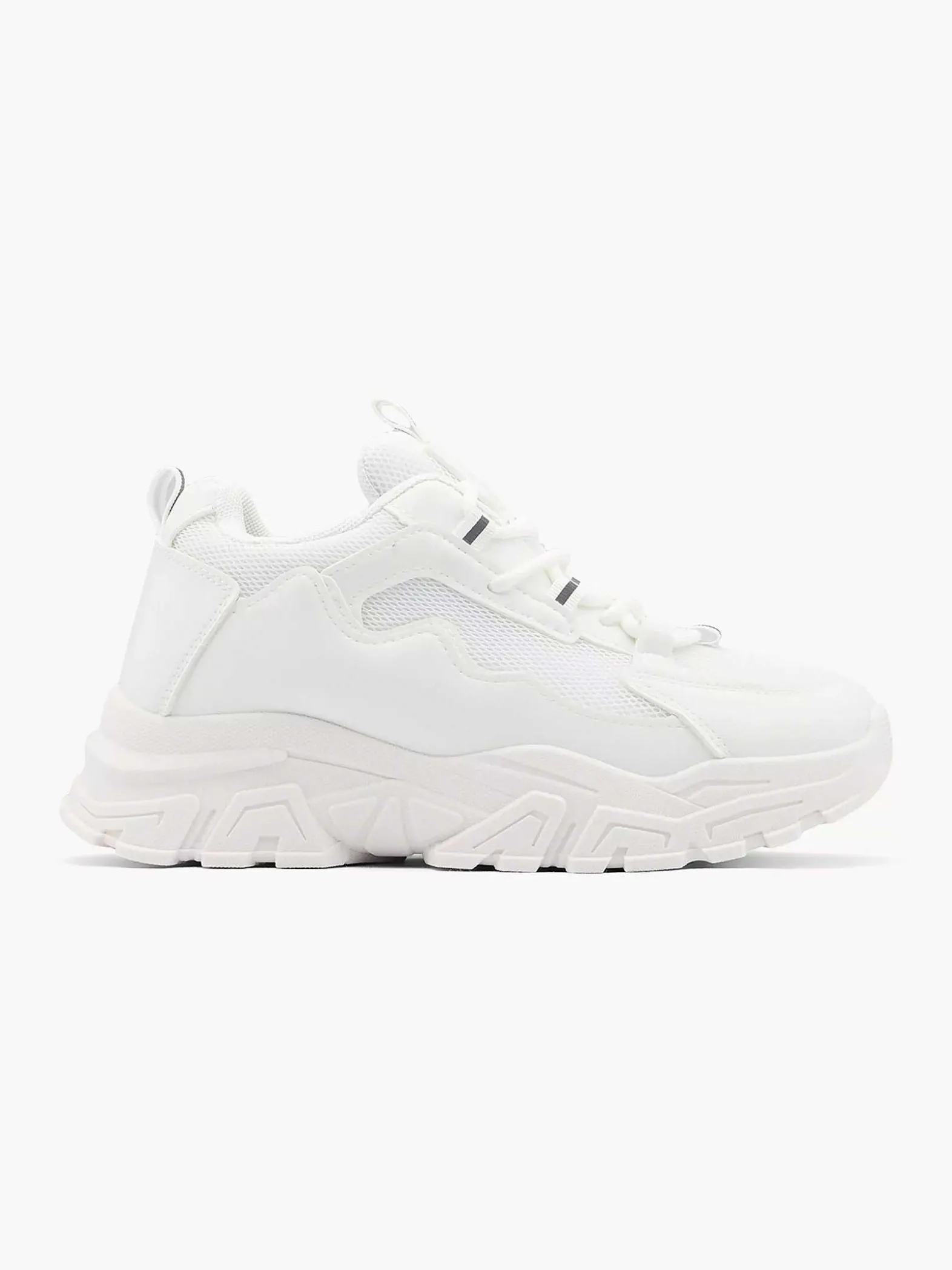 Oxmox Witte Chunky Sneaker-Dames Sneakers
