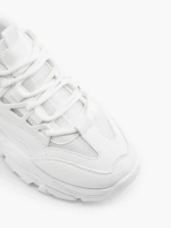 Oxmox Witte Chunky Sneaker-Dames Sneakers